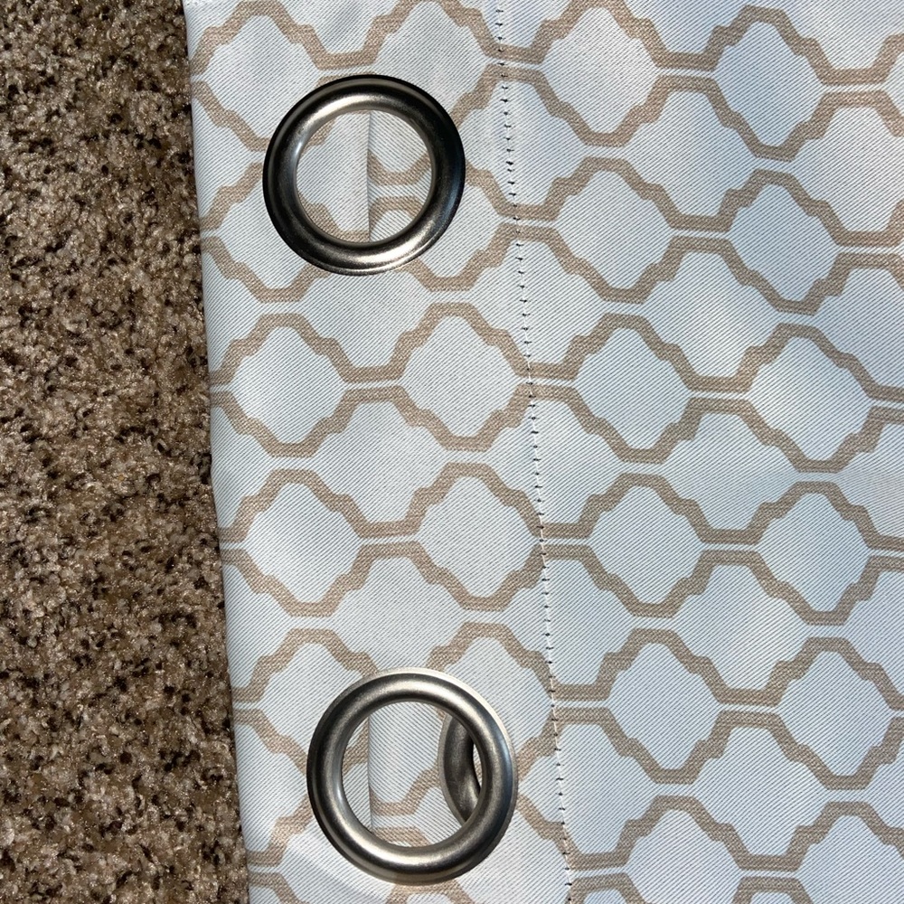 Diamond Design curtain pannels